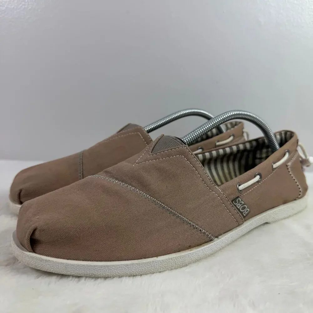 BOBS from Skechers Slip-On Shoes – Women’s Size 12 – Brown/Taupe – Memory Foam